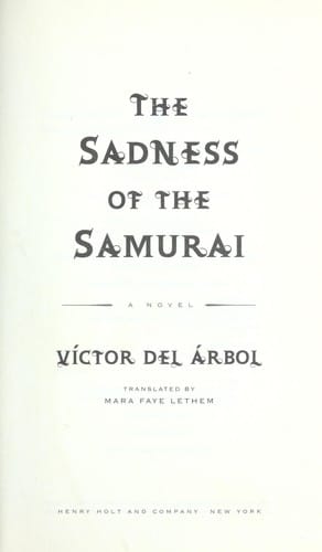 The sadness of the samurai