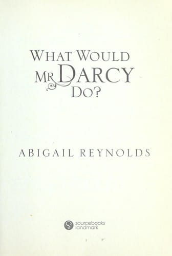 What would Mr. Darcy do?