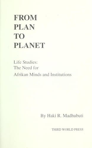 From plan to planet