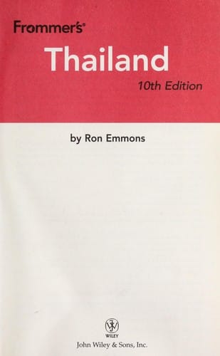 Frommer's Thailand