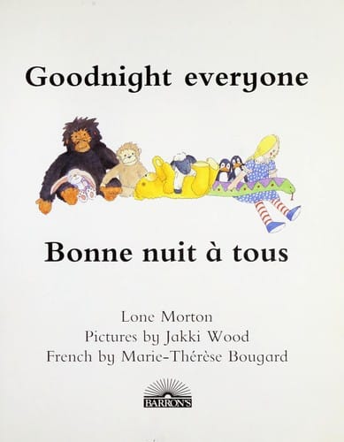 Goodnight everyone [sound recording] = Bonne nuit à tous