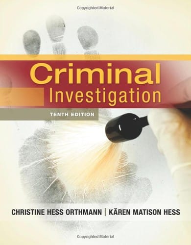 Criminal investigation
