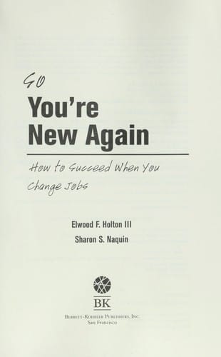 So you're new again