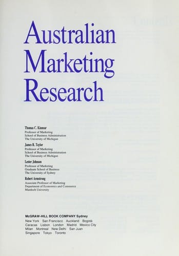 Australian marketing research