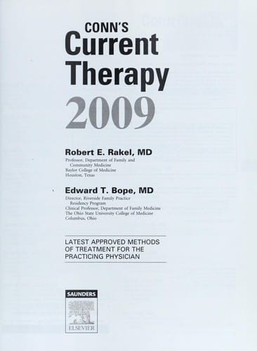 Conn's current therapy 2009