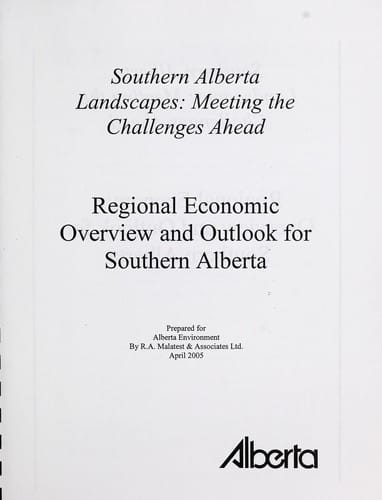 Regional economic overview and outlook for southern Alberta