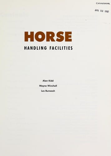 Horse handling facilities