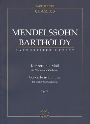 Konzert in e-Moll für Violine und Orchester, op. 64