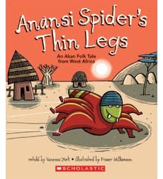 Anansi Spider's Thin Legs