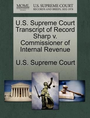 Us Supreme Court Transcript Of Record Sharp