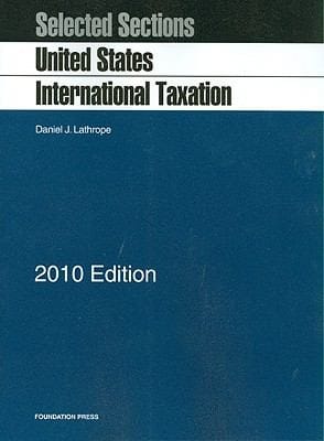 United States International Taxation Selected Sections