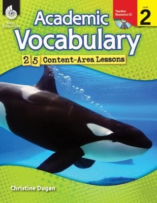 Academic Vocabulary 25 Contentarea Lessons Level 2