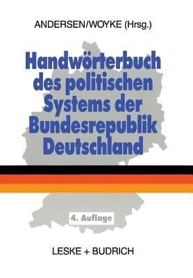 Handworterbuch Des Politischen Systems Der Bundesrepublik Deutschland