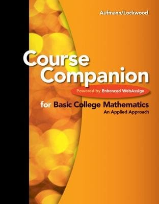 Course Companion For Basic College Mathematics Powered By Enhanced Webassign