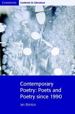 Contemporary Poetry Poets And Poetry Since 1990
