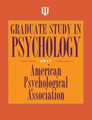Graduate Study In Psychology 2011