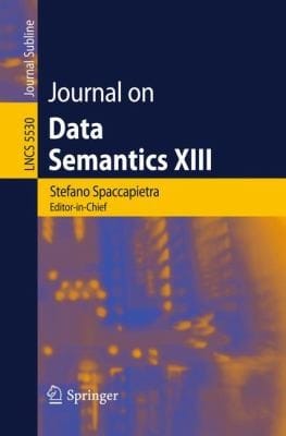 Journal On Data Semantics Xiii