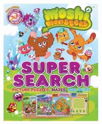 Moshi Monsters Super Search Picture Puzzles Mazes And More