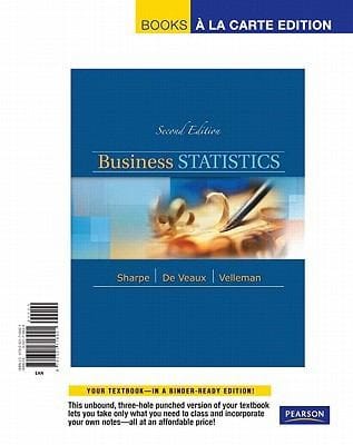 Business Statistics Books A La Carte Edition