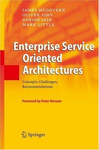 Enterprise service oriented architectures