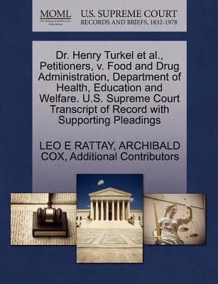 Dr Henry Turkel Et Al Petitioners