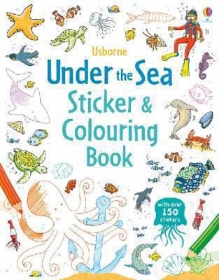 Under the Sea Sticker and Colouring Book