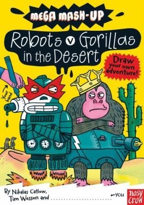 Robots Vs Gorillas In The Desert