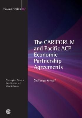 The Cariforum And Pacific Acp Economic Partnership Agreements Challenges Ahead