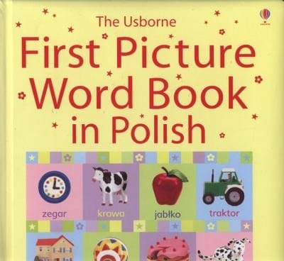 First Picture Word Book In Polish