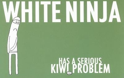 White Ninja Has A Serious Kiwi Problem