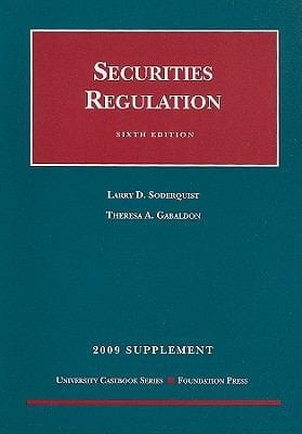 Securities Regulation
            
                University Casebook Supplement