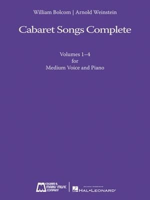 Cabaret Songs Complete For Medium Voice And Piano