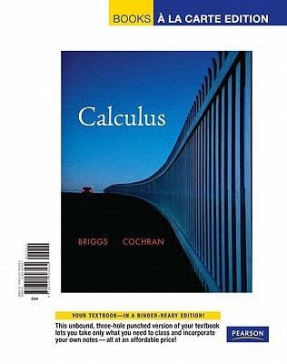 Calculus Books A La Carte Edition
