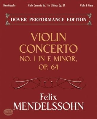 Violin Concerto In E Minor Op 64 With Separate Violin Part