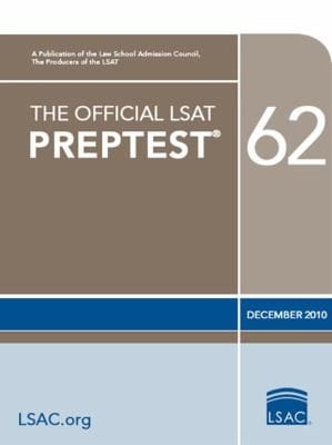 The Official Lsat Preptest 62