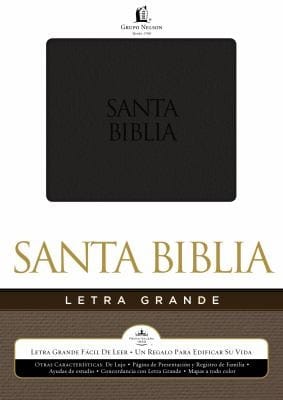 Biblia Letra Grande Piel Especial Large Print Bible Leather Special