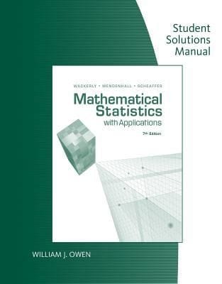 Student Solutions Manual For Mathematical Statistics With Applications
