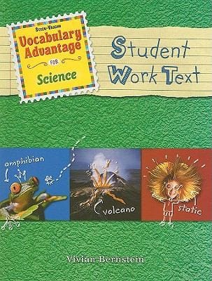 Student Work Text
            
                Vocabulary Advantage Science