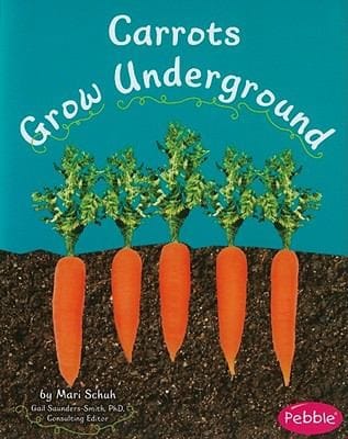 Carrots grow underground