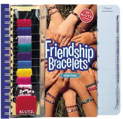 Friendship Bracelets With Embroidery Floss  Cool Klutz Clip and Beads