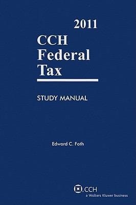 Federal Tax Study Manual 2011