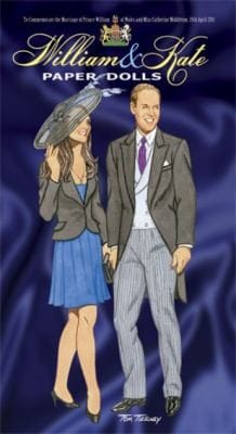 William Kate Paper Dolls