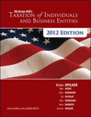 Mcgrawhills Taxation Of Individuals And Business Entities