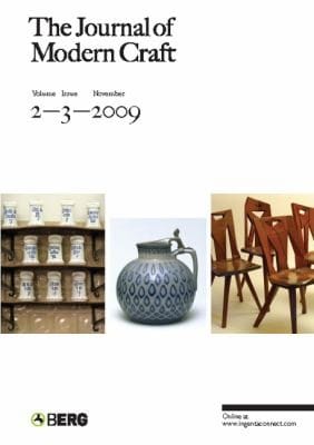 The Journal Of Modern Craft Volume 2 Issue 3