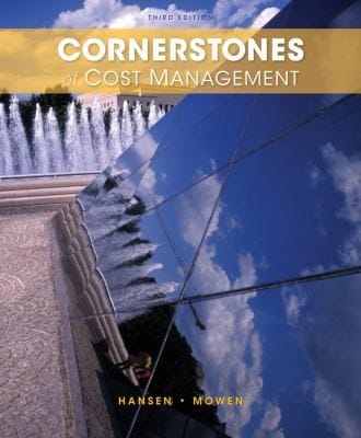 Cornerstones Of Cost Management