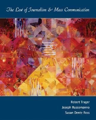 The Law Of Journalism Mass Communication