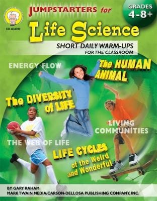 Jumpstarters For Life Science Short Daily Warmups For The Classroom