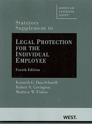 Statutory Supplement To Legal Protection For The Individual Employee