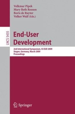 Enduser Development 2nd International Symposium Proceedings