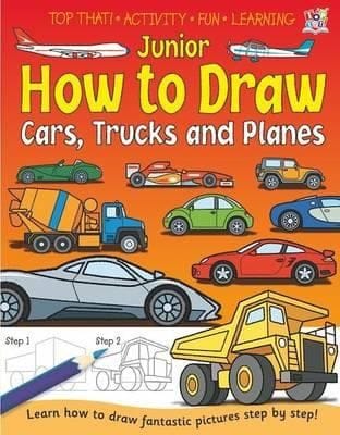 Junior How To Draw Cars Trucks And Planes